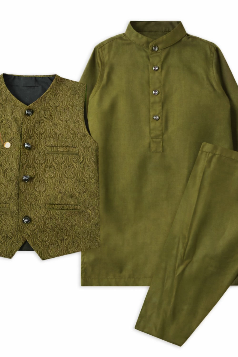 Royal Grace Shalwar Kameez + Waistcoat