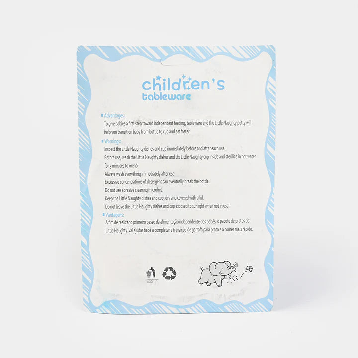 Baby Tableware - Bottle, Spoon, Fork, Nipple and Suction Cup Bowel Set