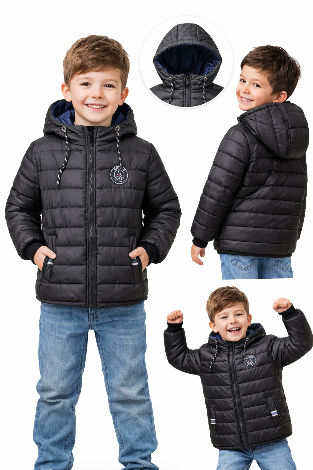 Kids Hooded Puffer Jacket – Cold Weather Essential