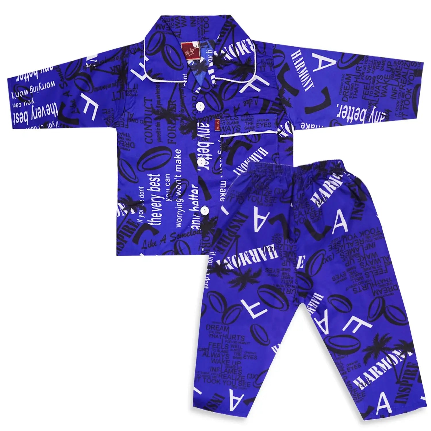 Kids Night Set – Soft & Cozy Sleepwear – Premium Baby & Kids Clothing in Pakistan | Little Minors