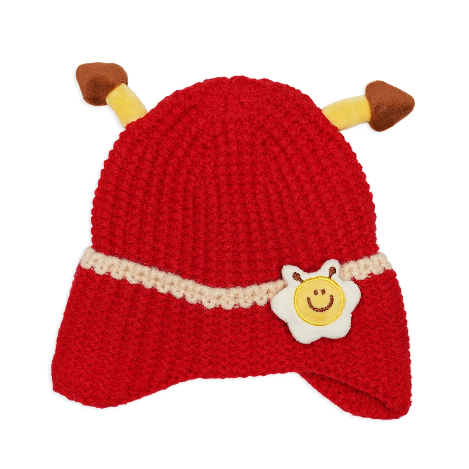 Smiley Bug Wool Cap