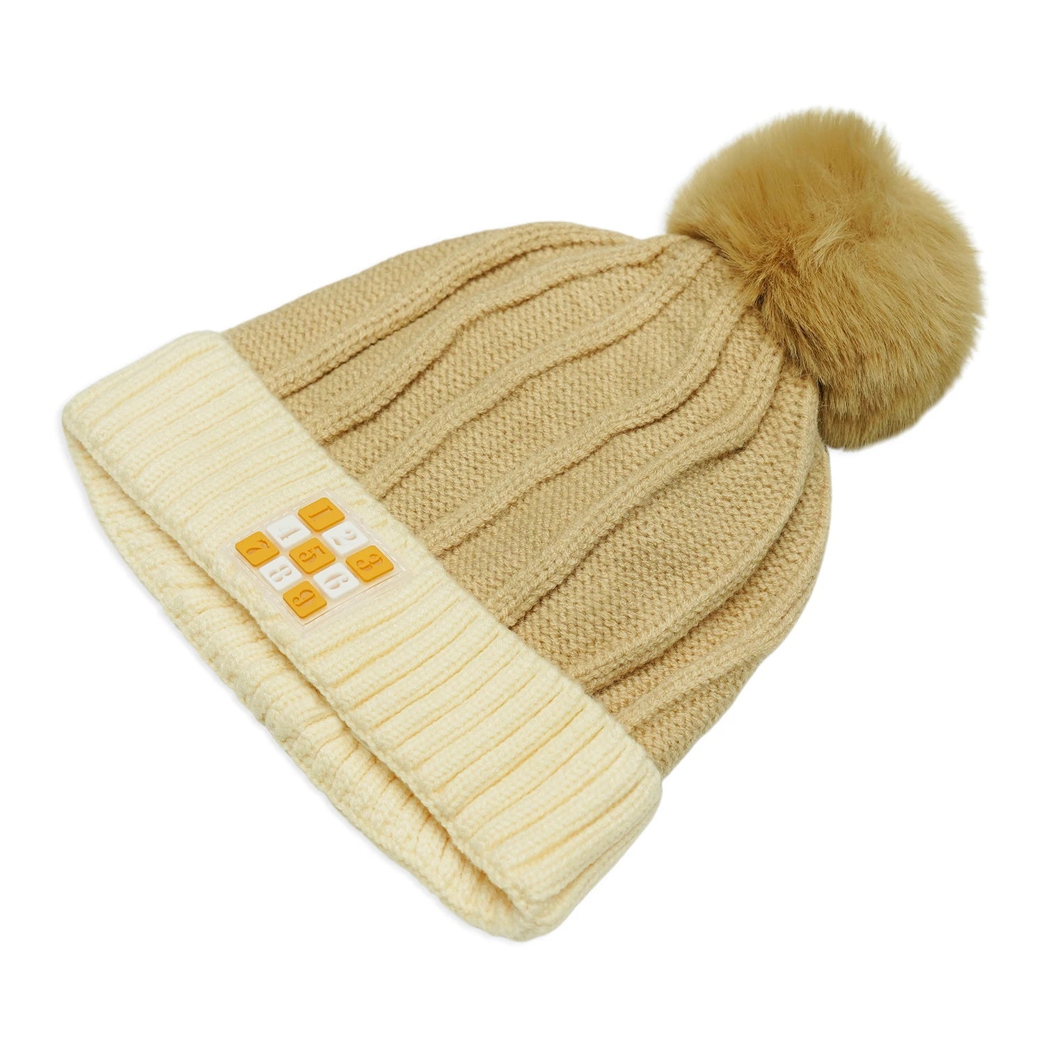 Baby Winter Wool Cap – Numbers Design (6 Months to 3 Years)