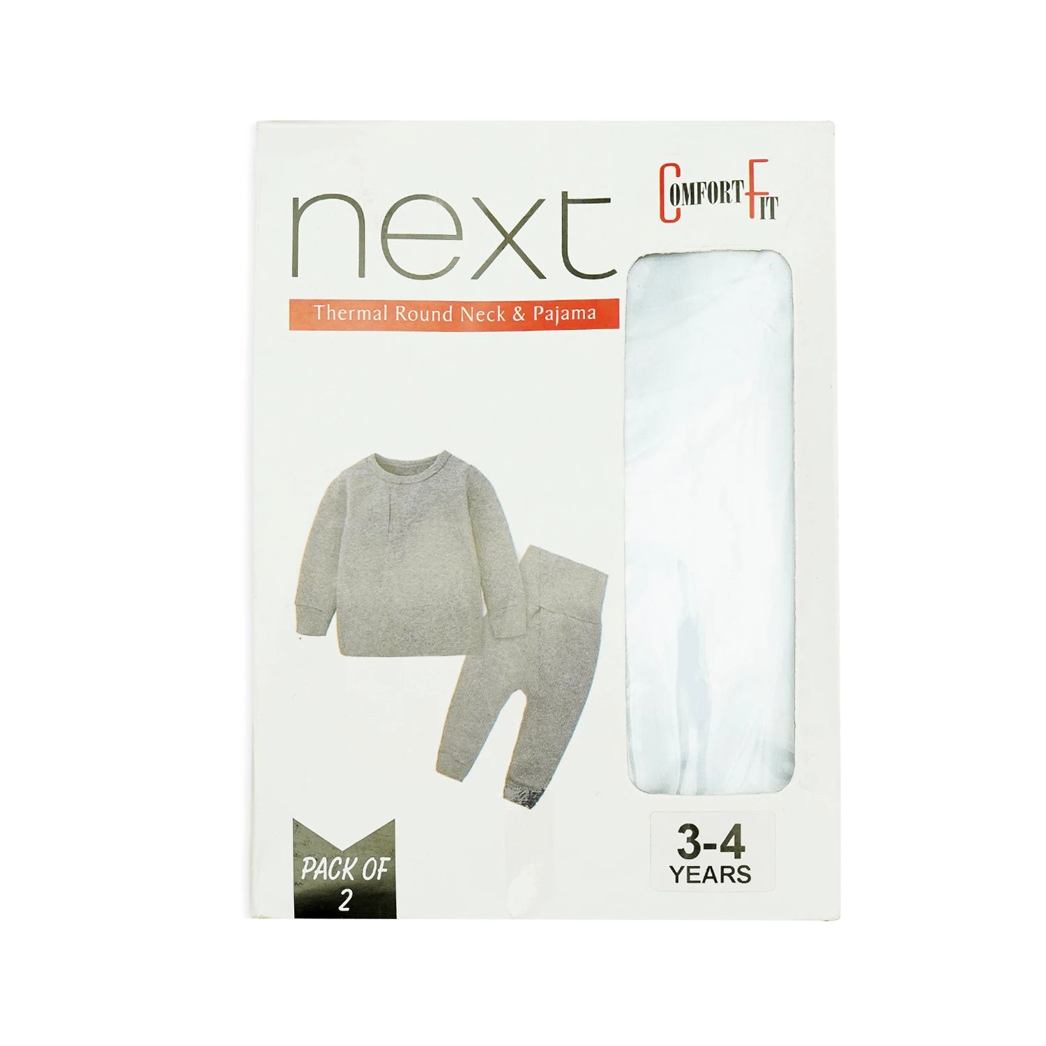 Next Kids 2 Pcs Thermal Warmer Suit - 2 Years to 6 Years