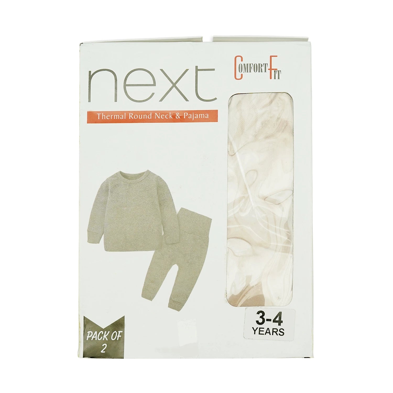 Next Kids 2 Pcs Thermal Warmer Suit - 2 Years to 6 Years