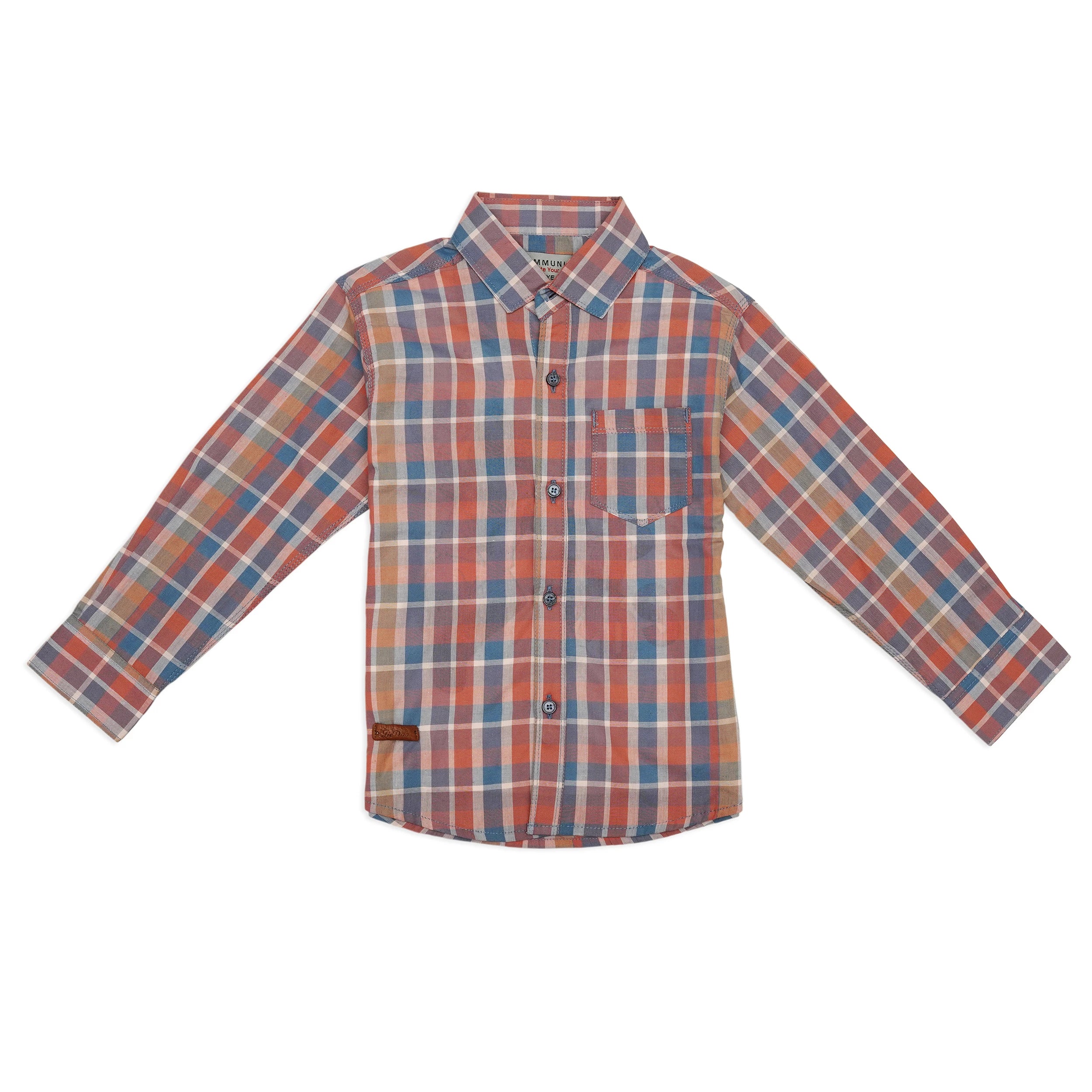 Kids Casual Shirt with T-Shirt – Trendy 2-Piece Outfit
