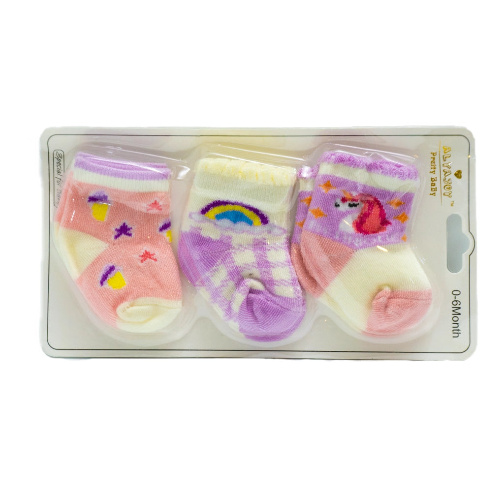 Alya joy pack of 3 socks
