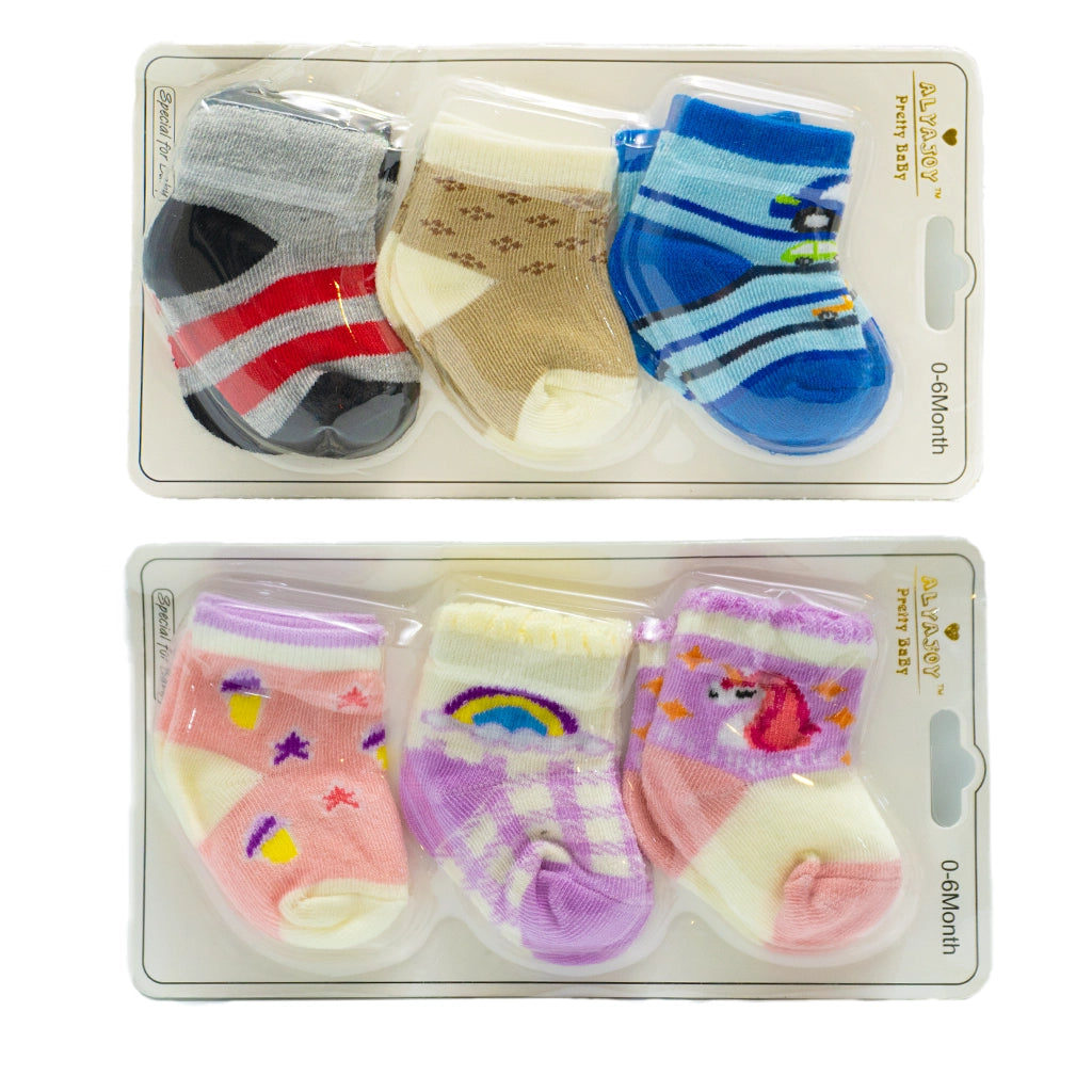 Alya joy pack of 3 socks