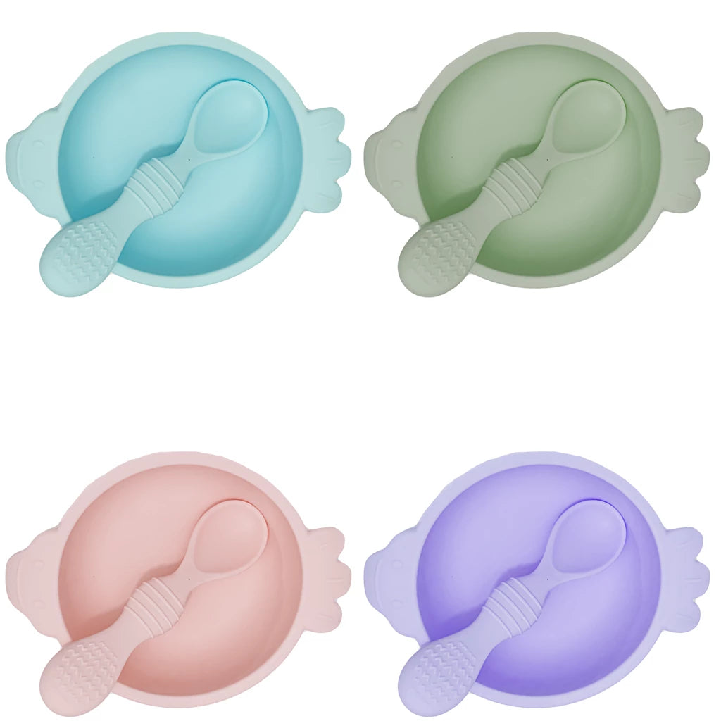 Silicon Suction Bowl 2ps Set