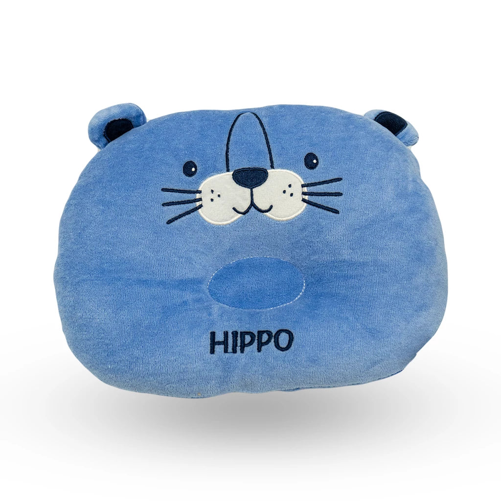 Hippo Head Pillow