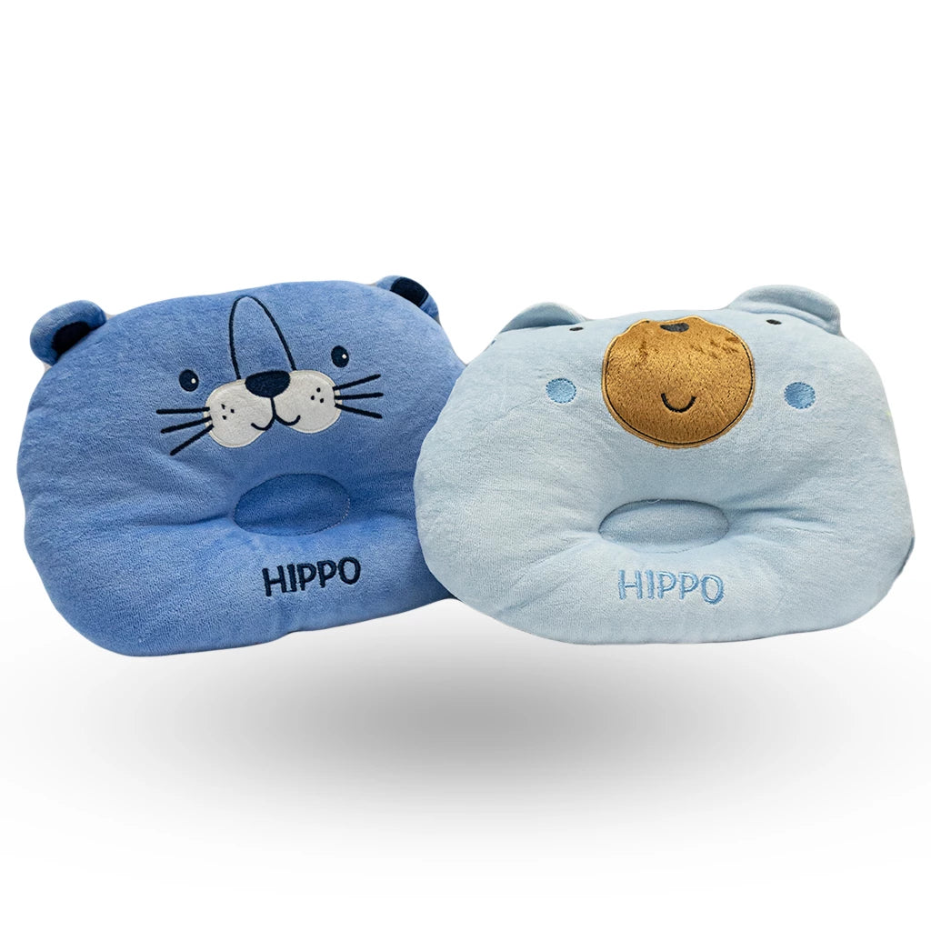 Hippo Head Pillow