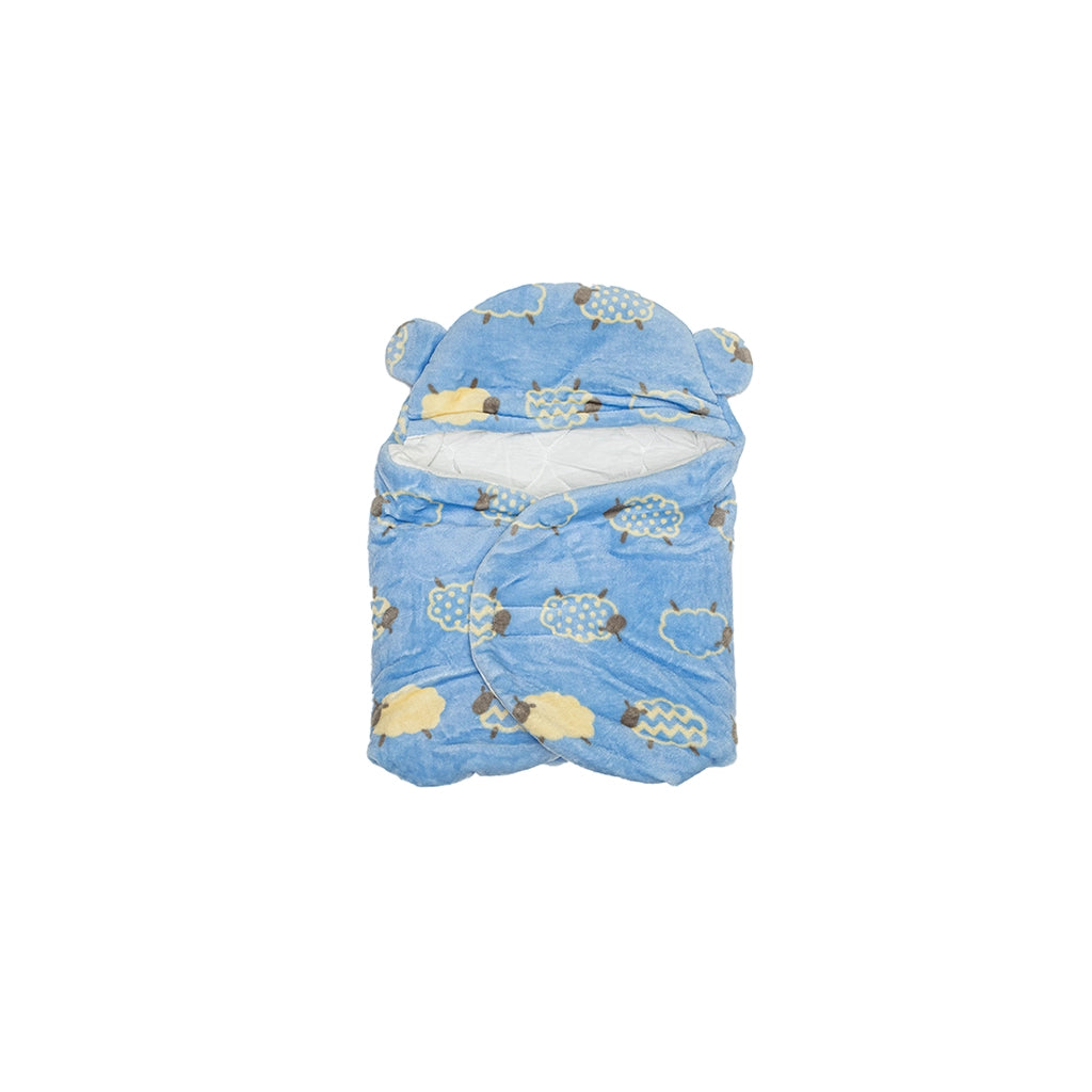Baby Fleece Hooded Swaddle