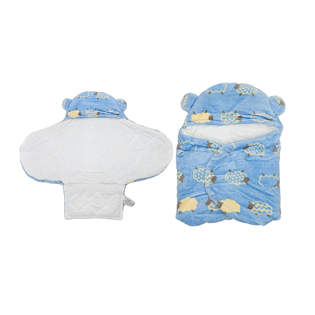 Baby Fleece Hooded Swaddle