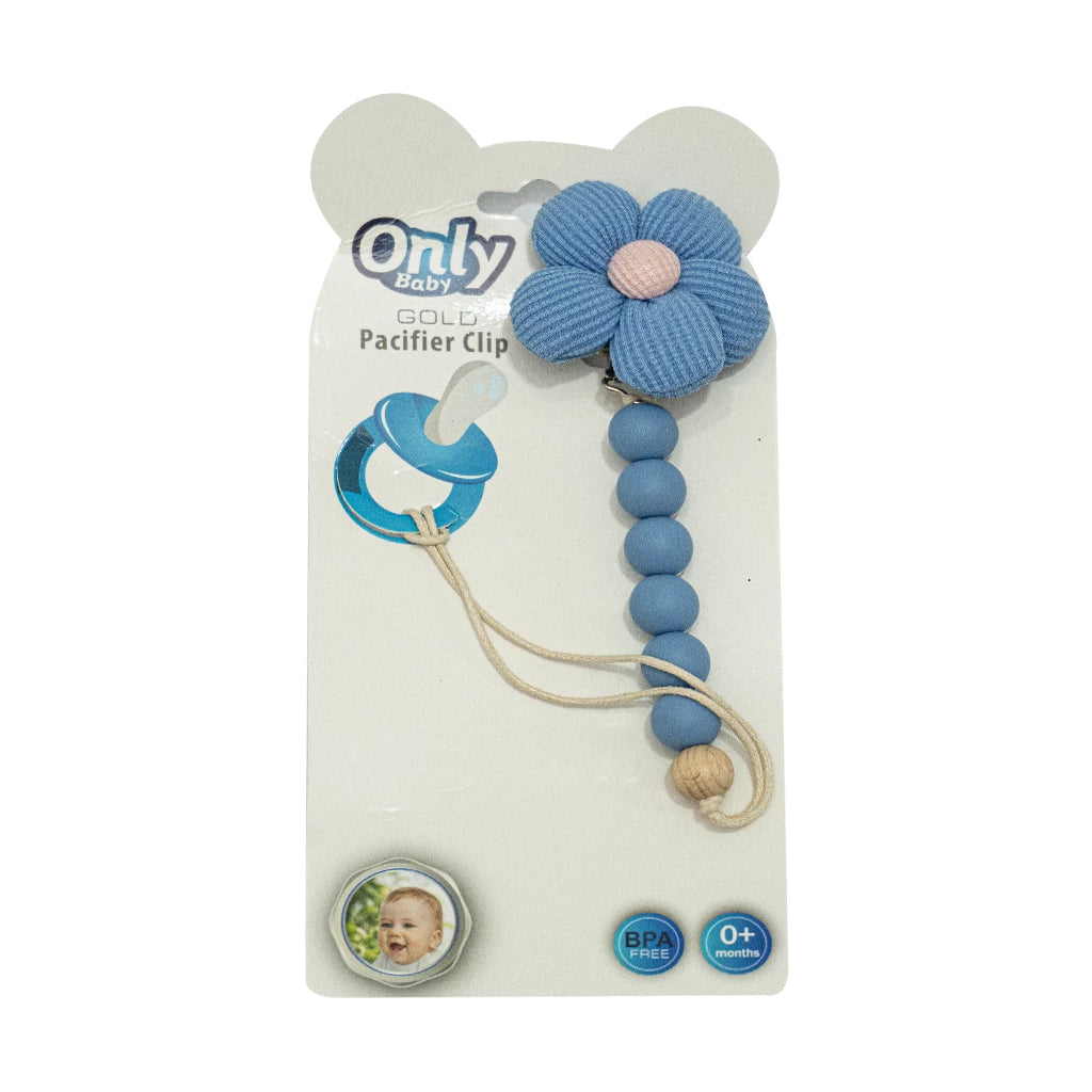 Only Baby Sunflower Pacifier Clip