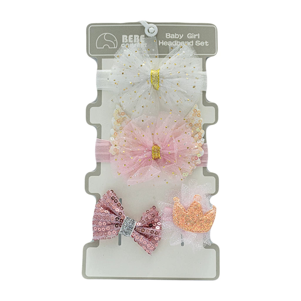 Pink Head Bands Pack of 3