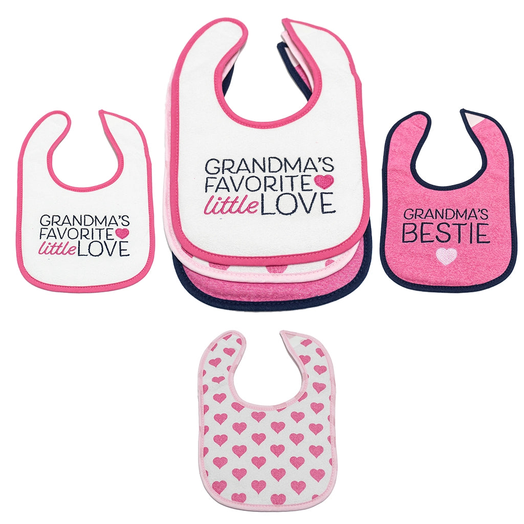 Grandma's Favorite - Hudson Baby Bib Set Pack of 3