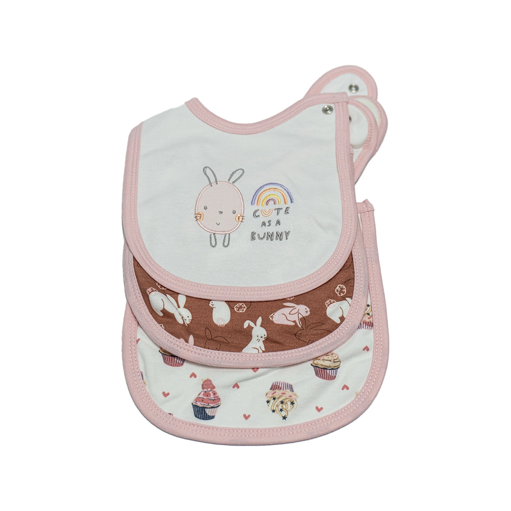 First Smiles Baby Bib Set Pack of 3