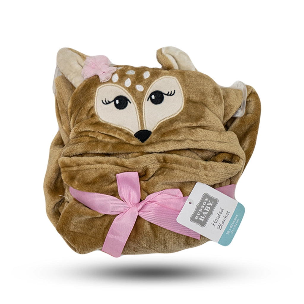 Deer - Hudson Baby Hooded Blanket