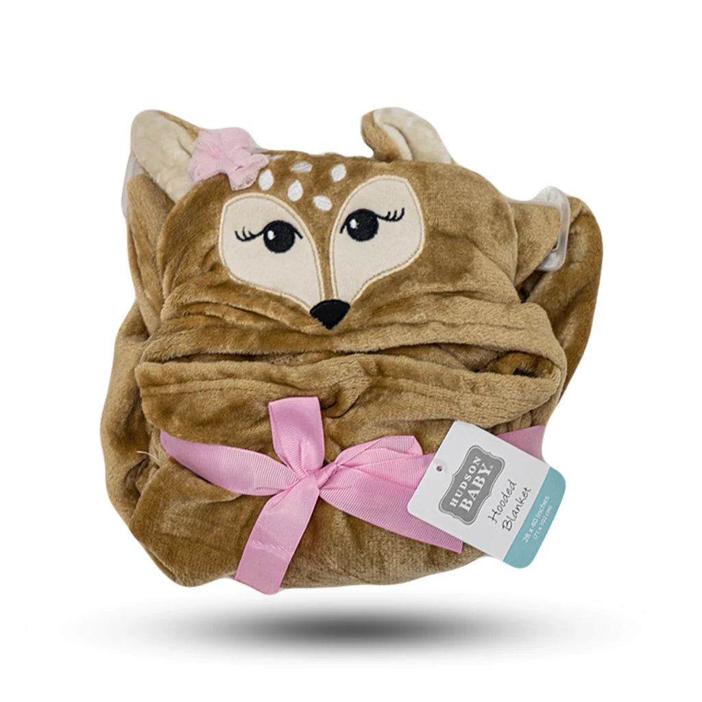 Deer - Hudson Baby Hooded Blanket