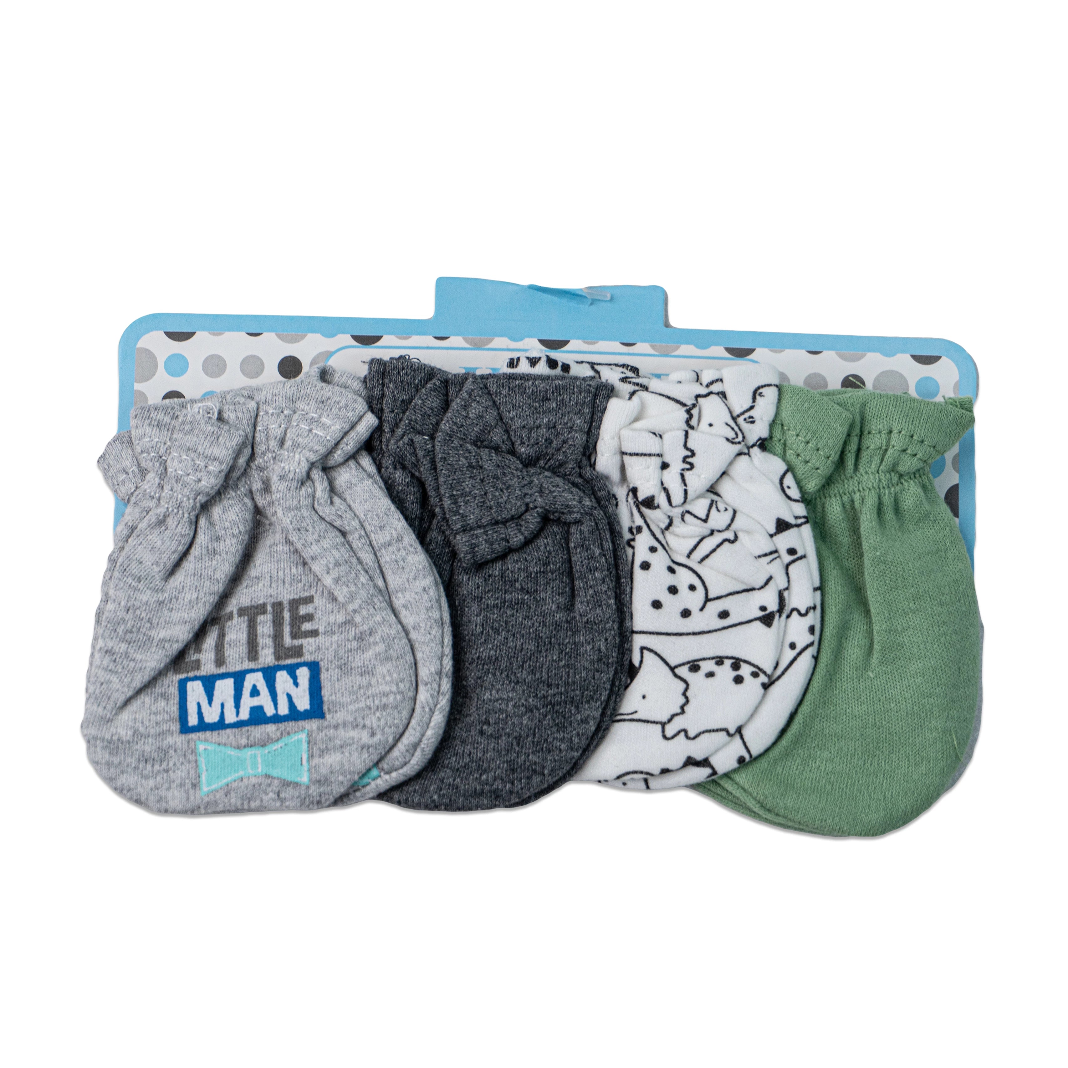 Baby Mitten Set Pack of 4 - New Born