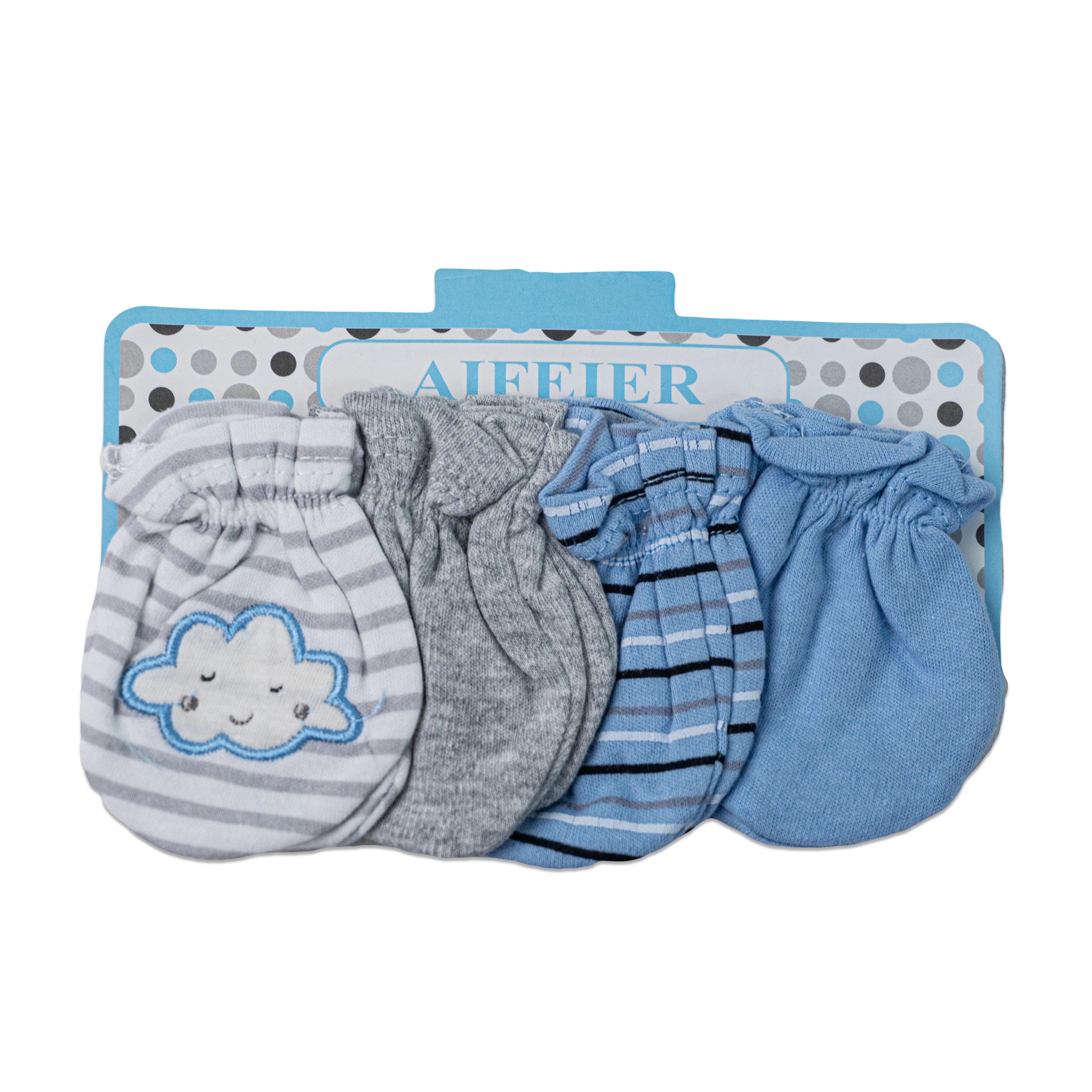 Baby Mitten Set Pack of 4 - New Born