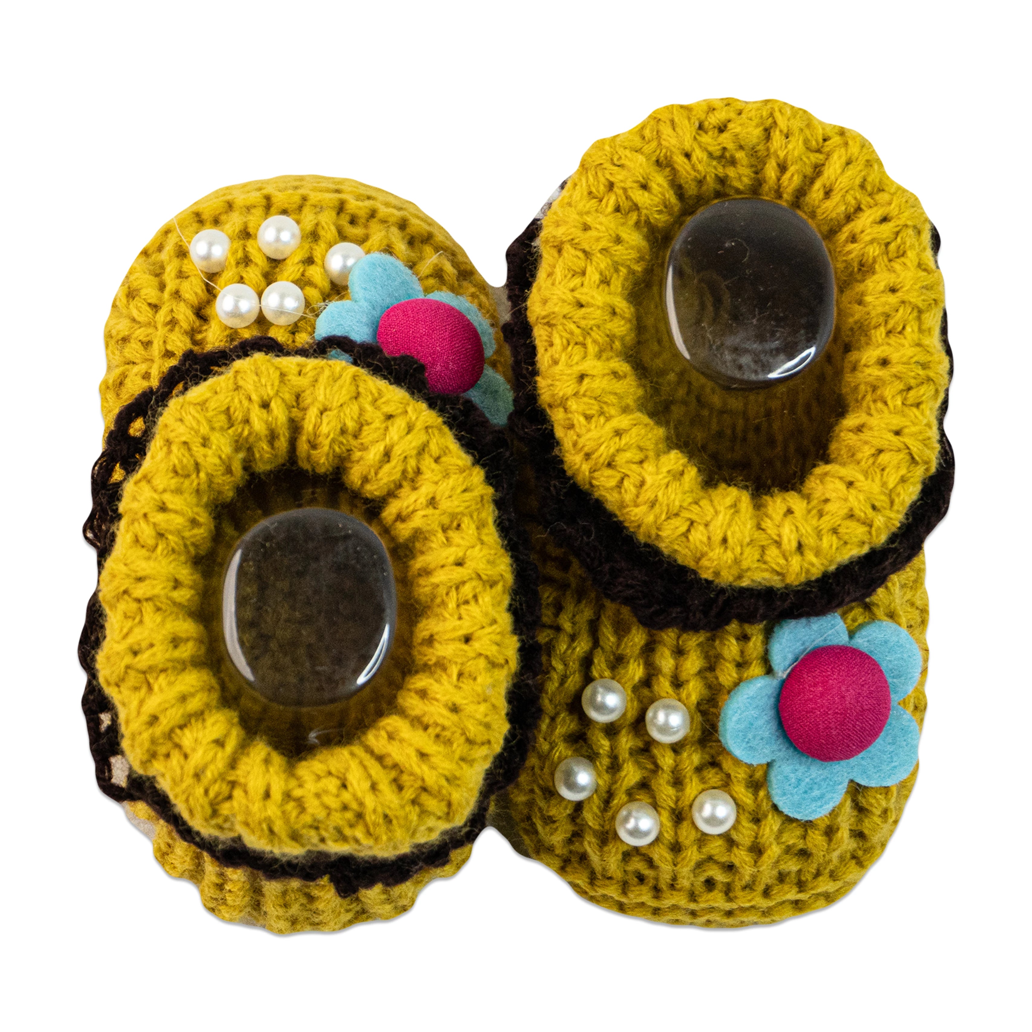 Jing Yang Wool Baby Booties