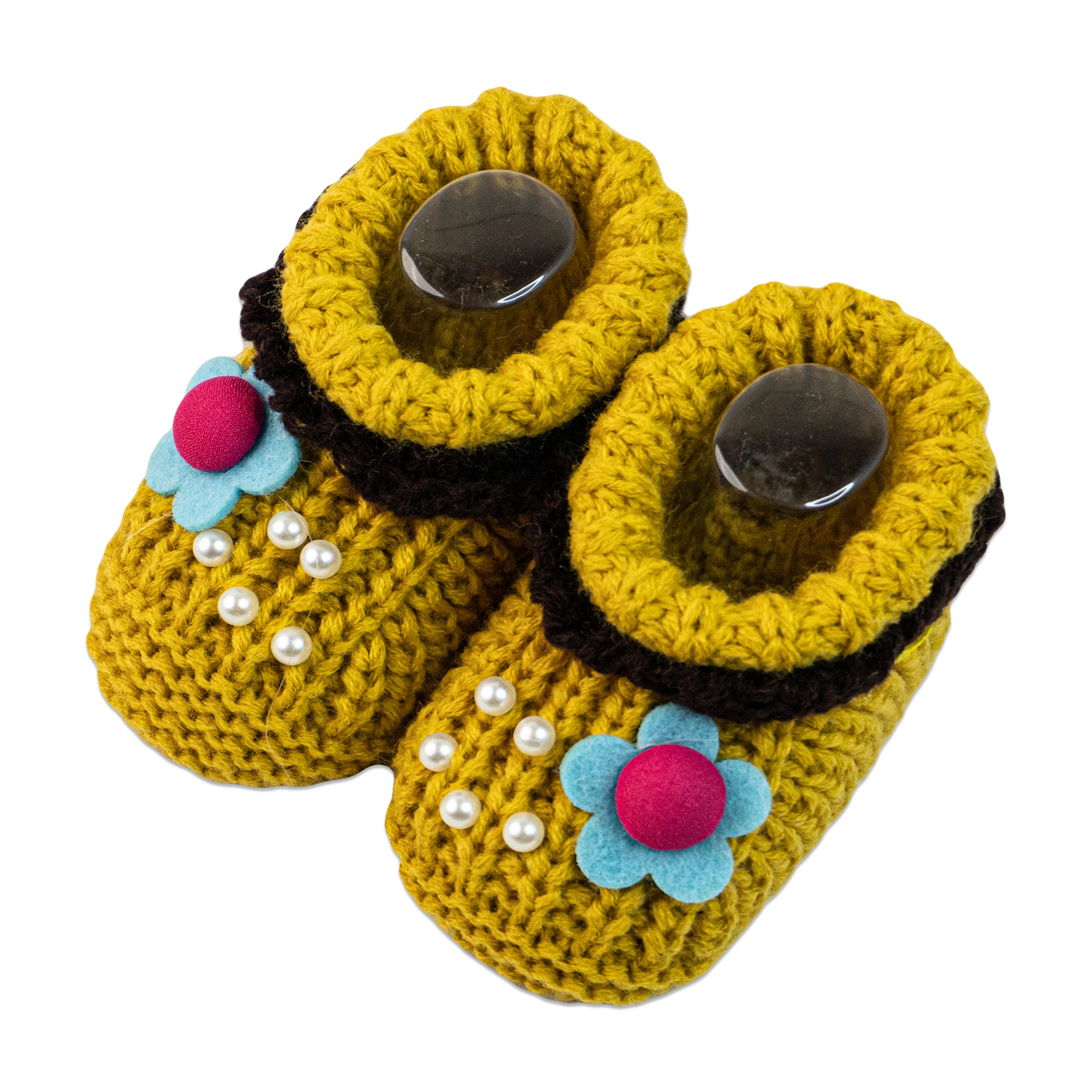 Jing Yang Wool Baby Booties