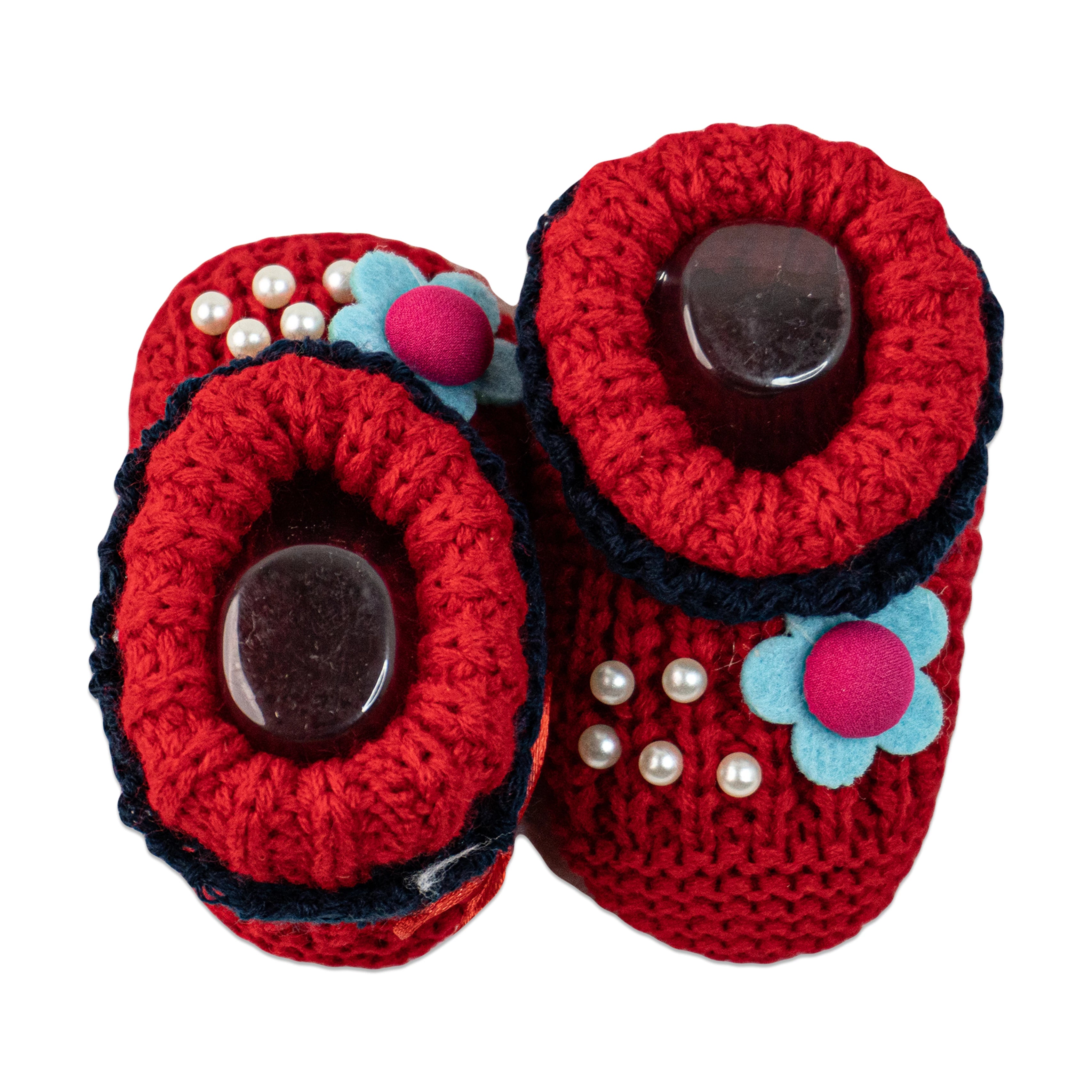 Jing Yang Wool Baby Booties