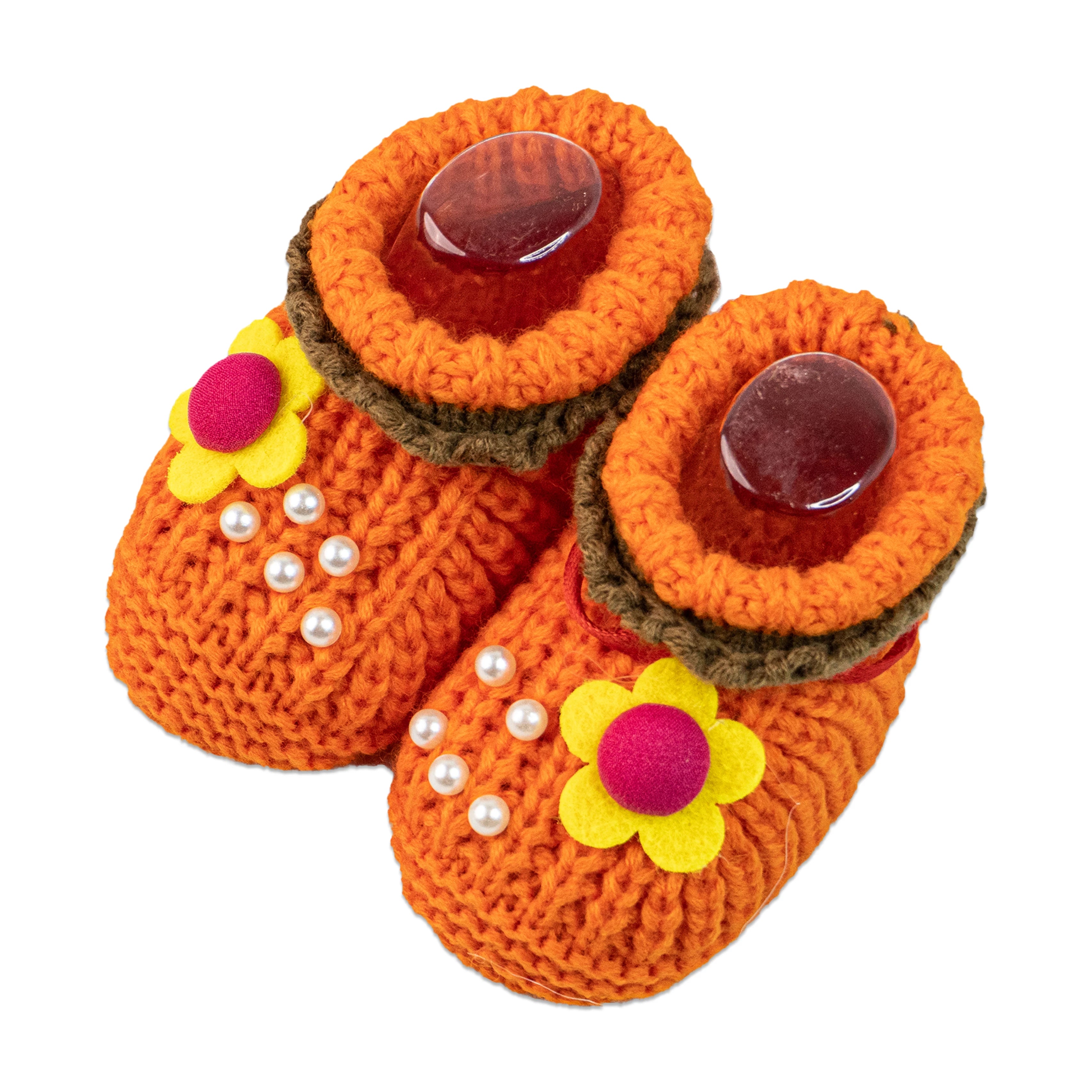 Jing Yang Wool Baby Booties