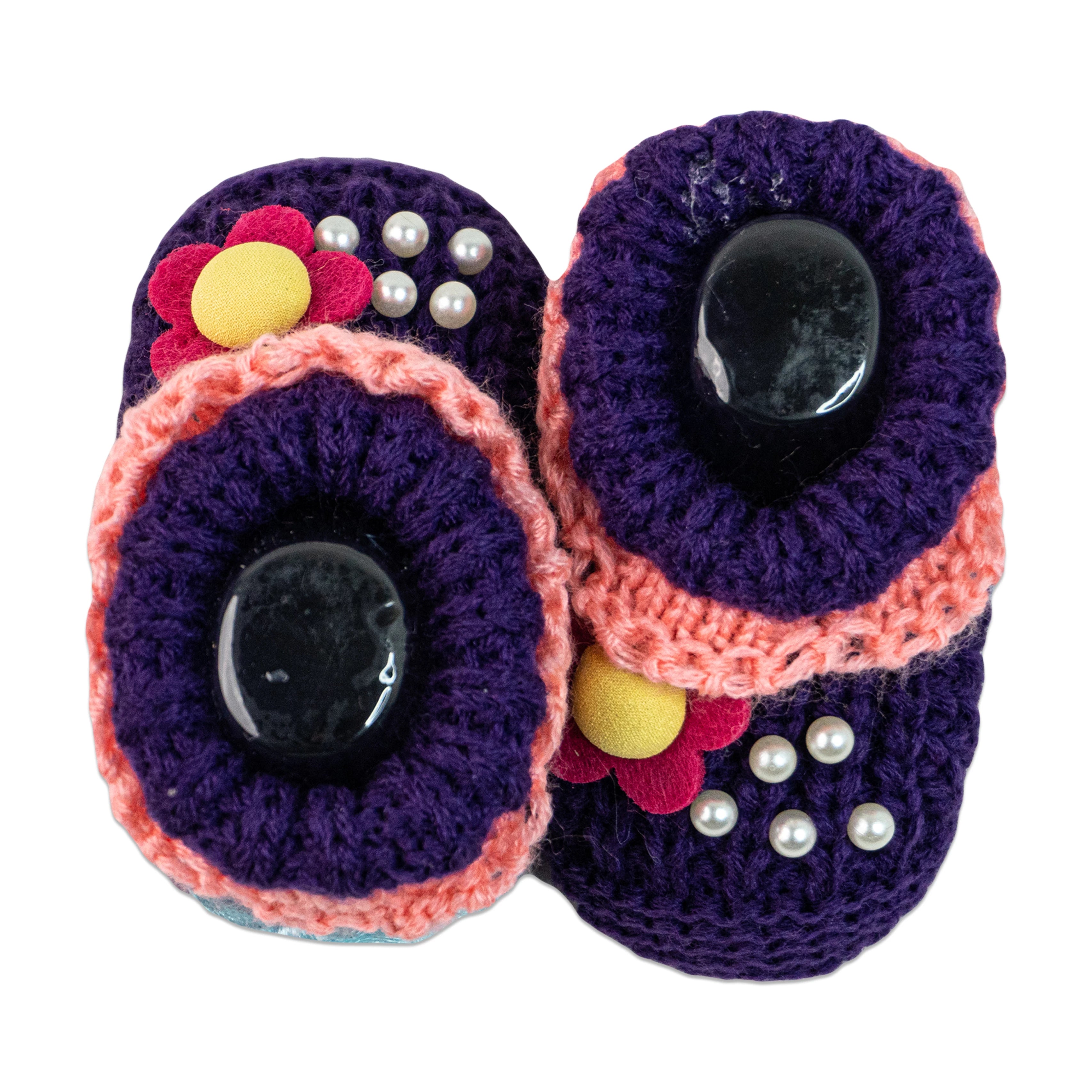 Jing Yang Wool Baby Booties