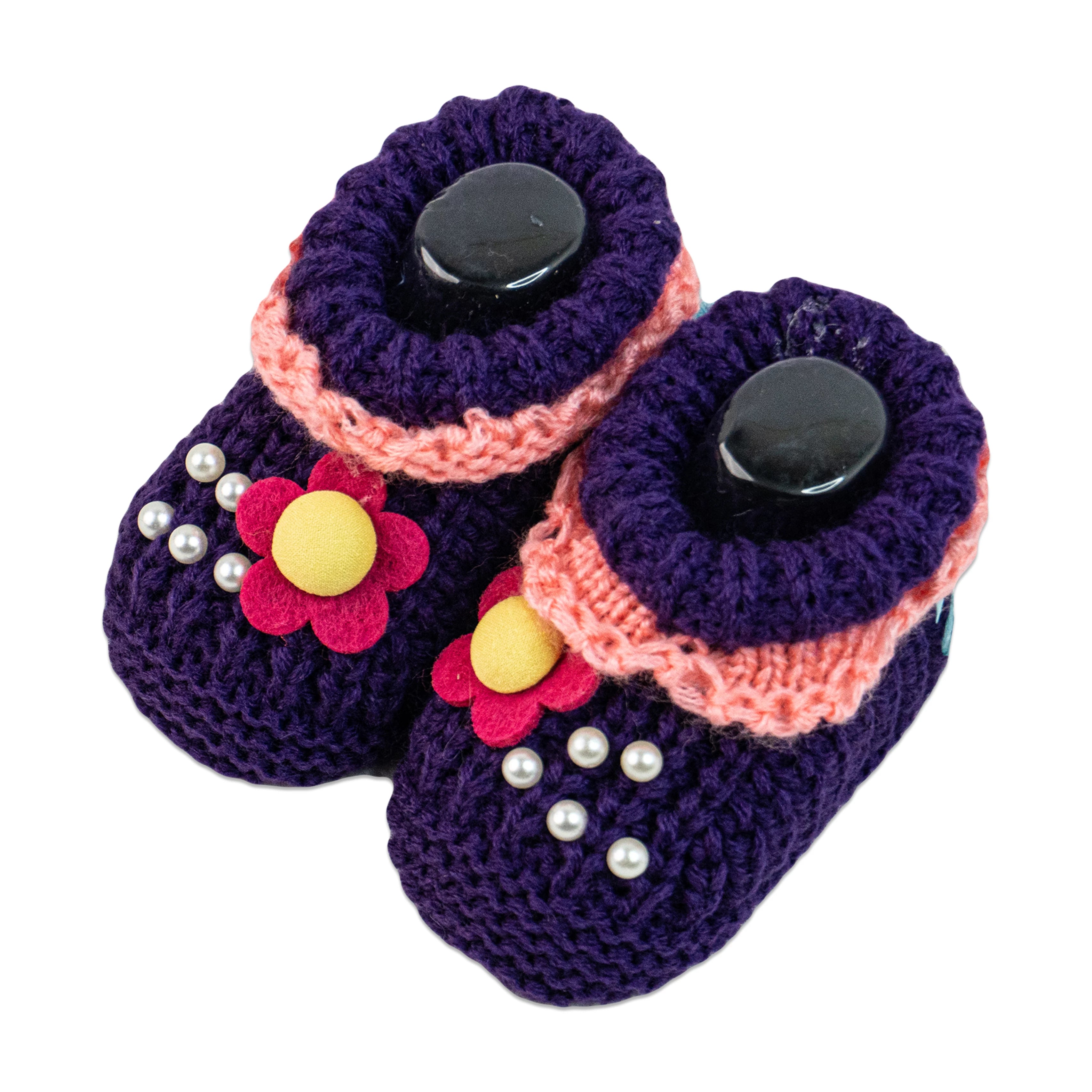 Jing Yang Wool Baby Booties