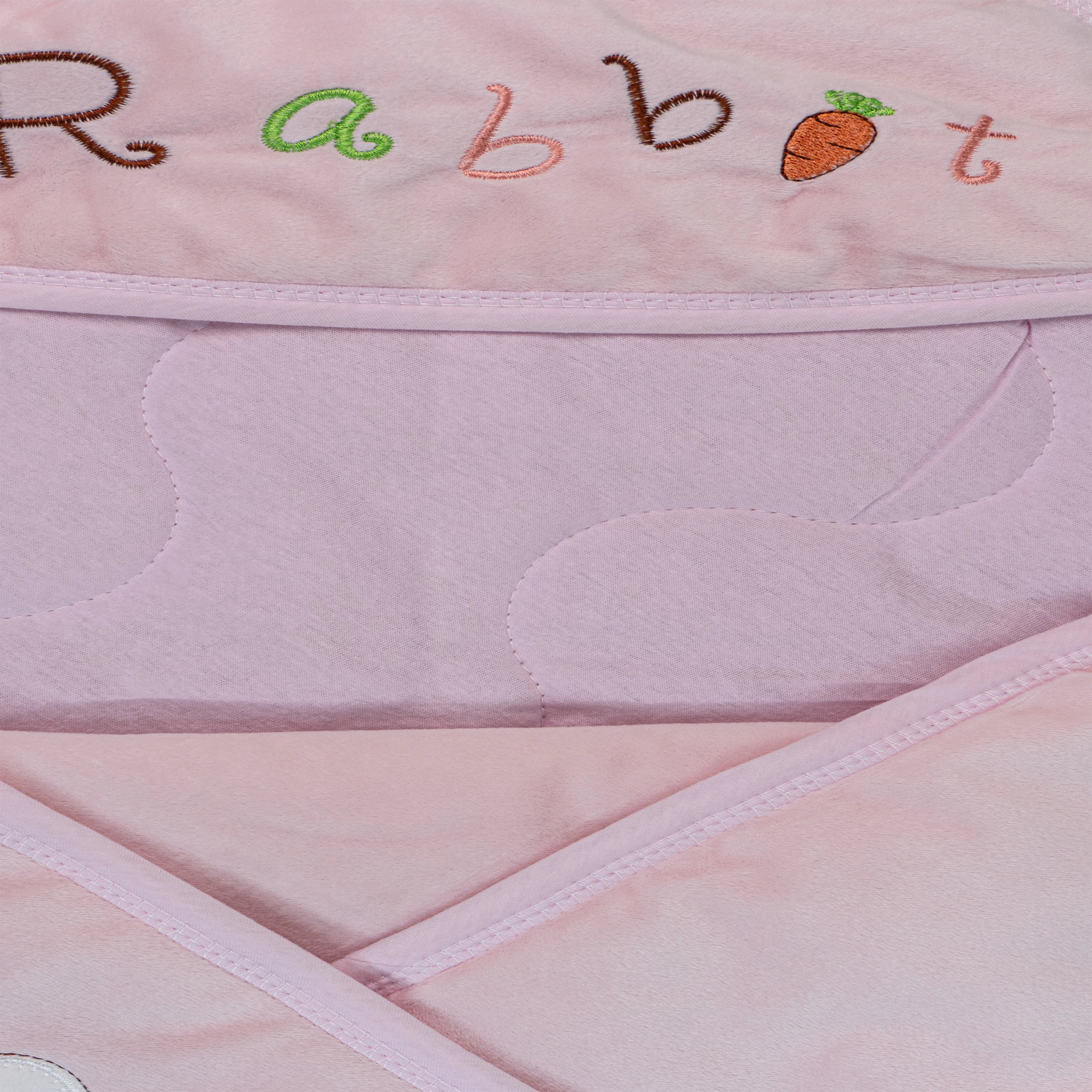 Rabbit Hooded Quilted Sleeping Bag with Belt – Cozy Comfort for Little Ones