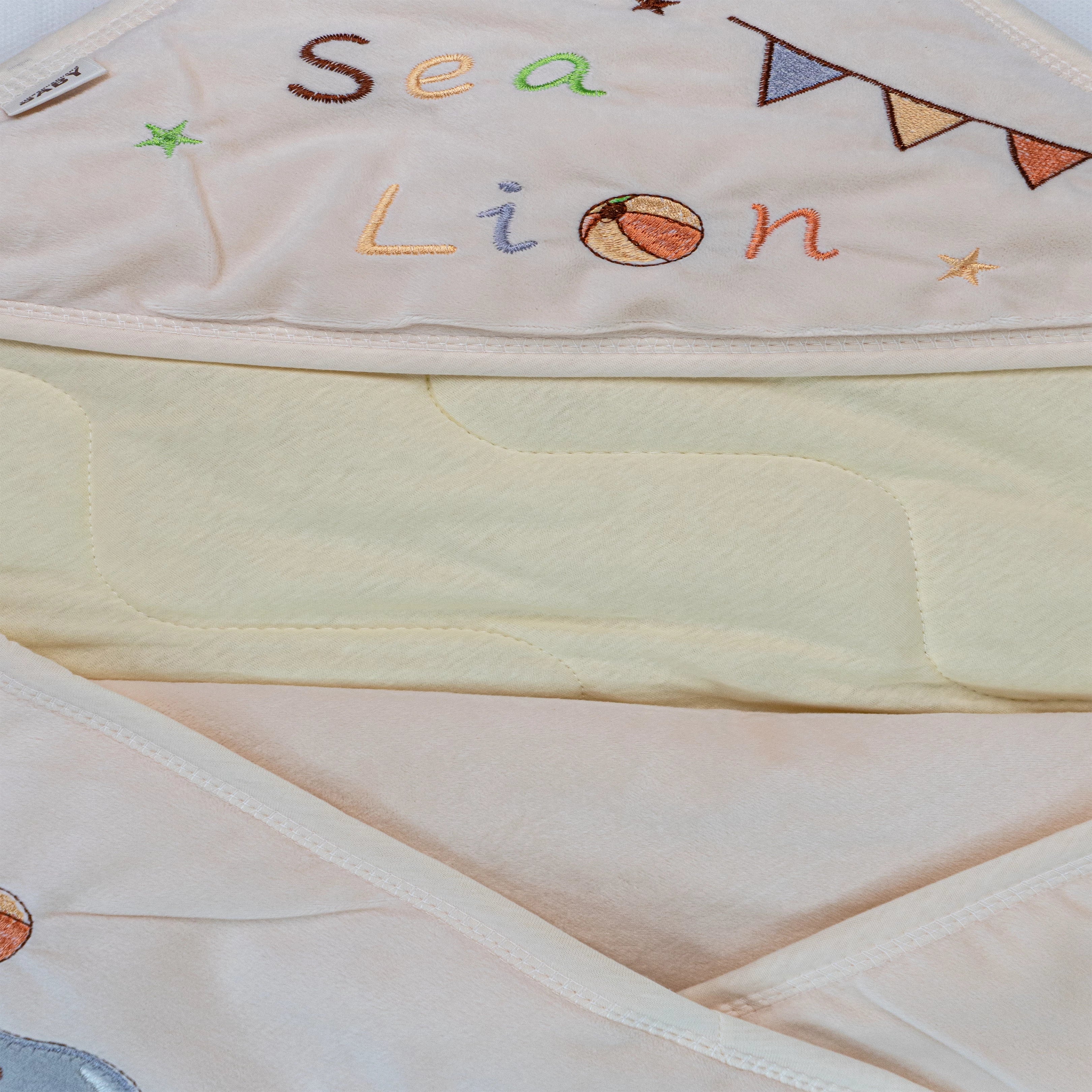 Rabbit Hooded Quilted Sleeping Bag with Belt – Cozy Comfort for Little Ones