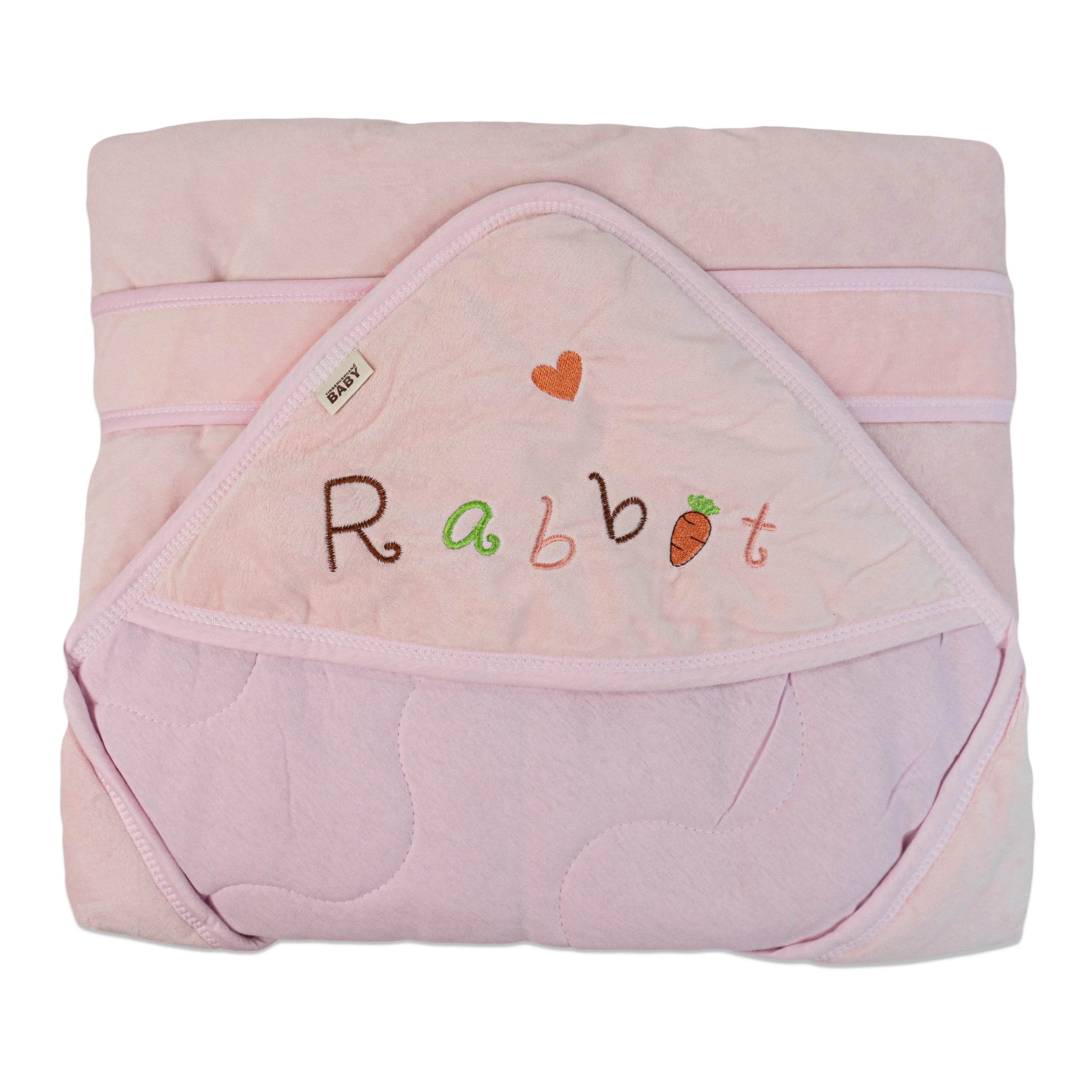Rabbit Hooded Quilted Sleeping Bag with Belt – Cozy Comfort for Little Ones