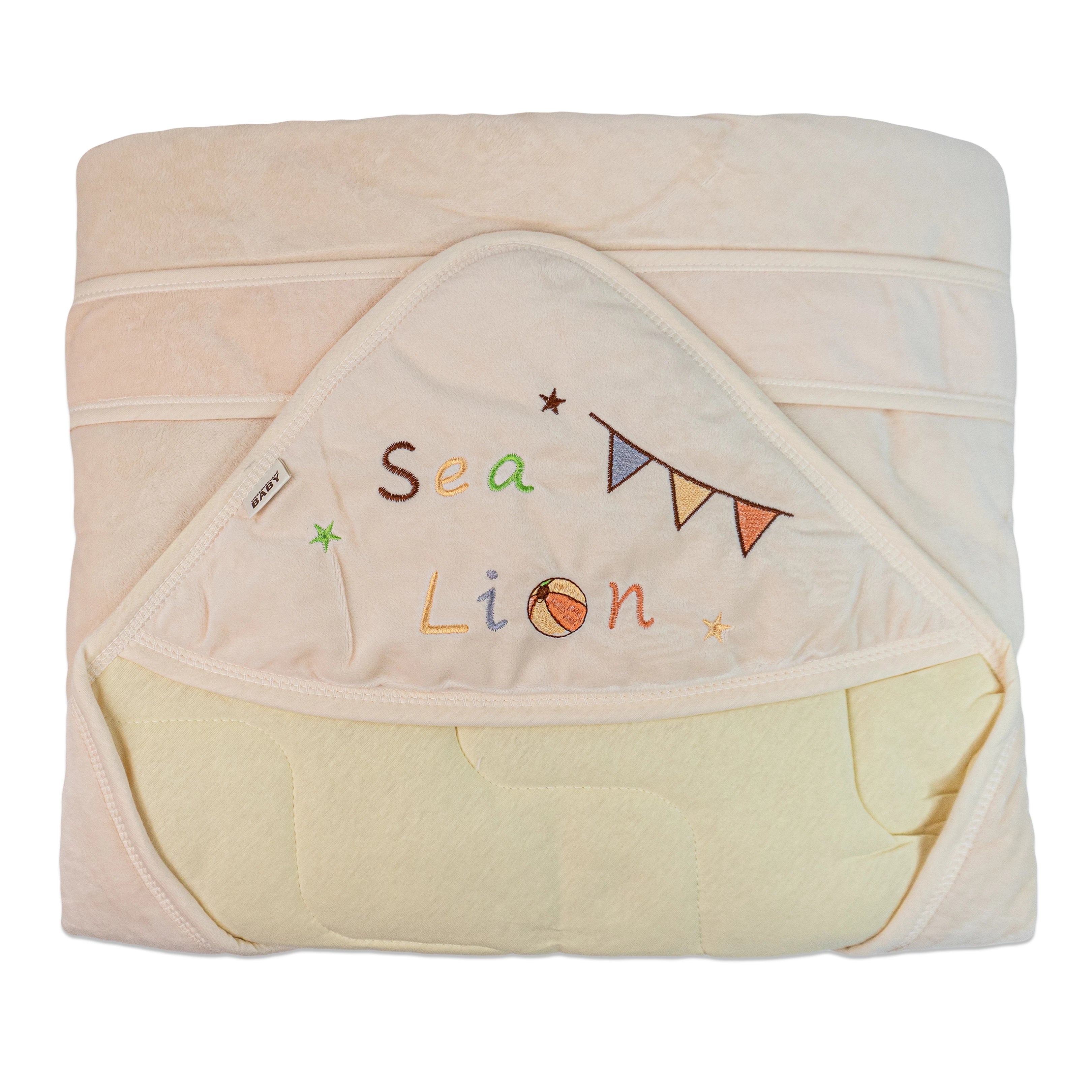 Rabbit Hooded Quilted Sleeping Bag with Belt – Cozy Comfort for Little Ones