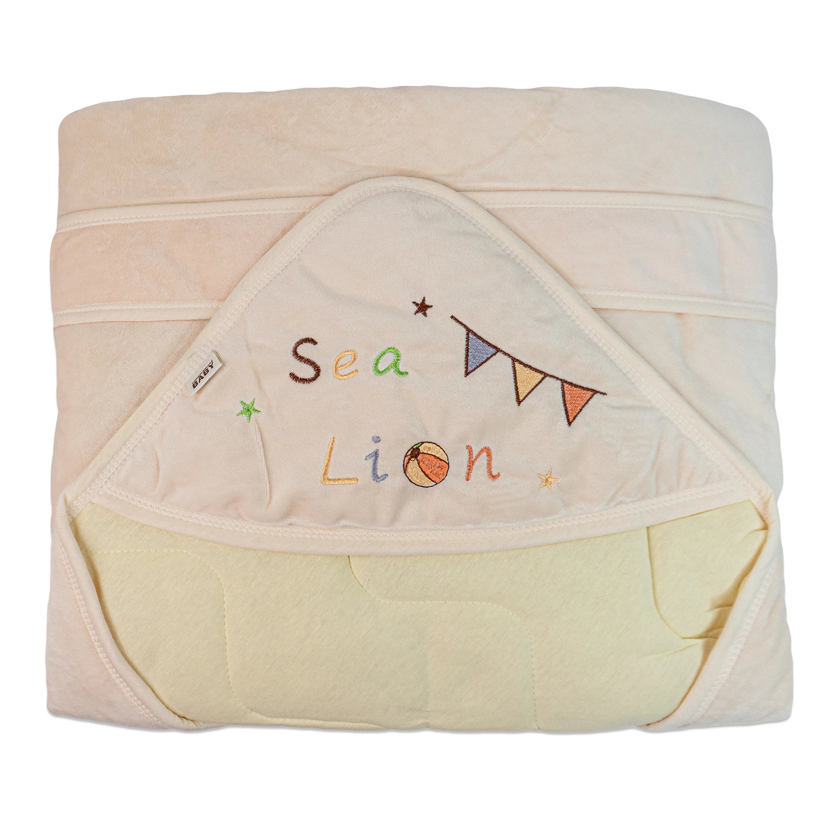 Rabbit Hooded Quilted Sleeping Bag with Belt – Cozy Comfort for Little Ones