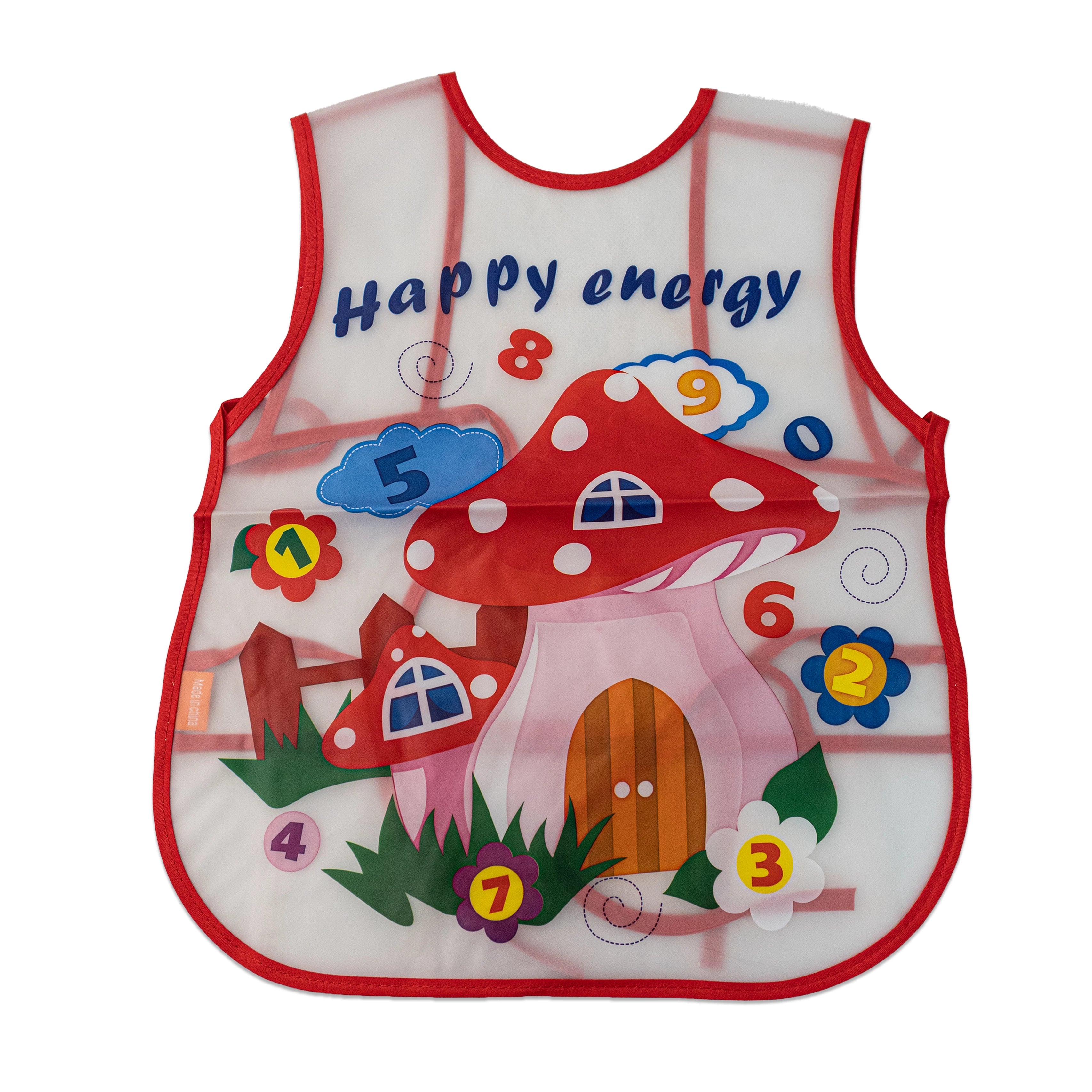 Tie-able Lace Plastic Bib – Easy to Adjust and Clean