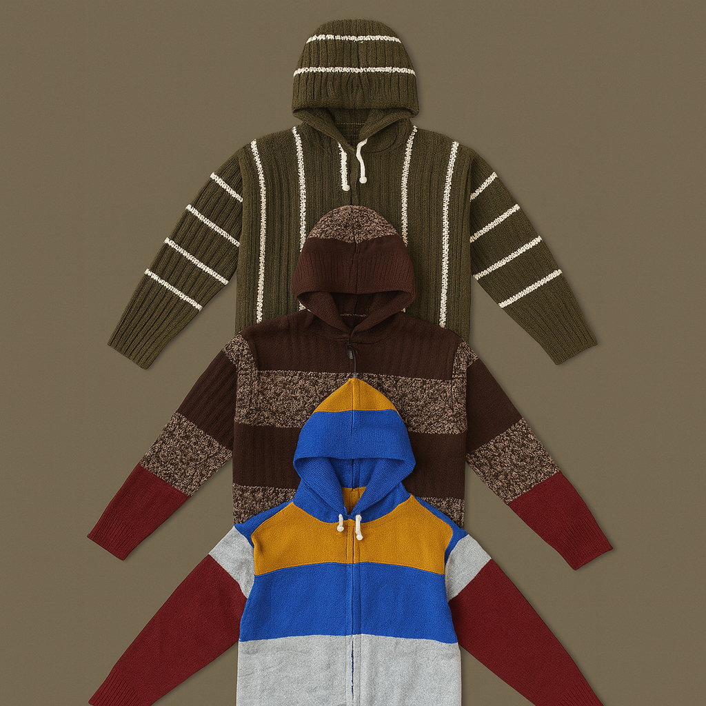 Kid's Zipper Sweater Hoodies - Pack of 3