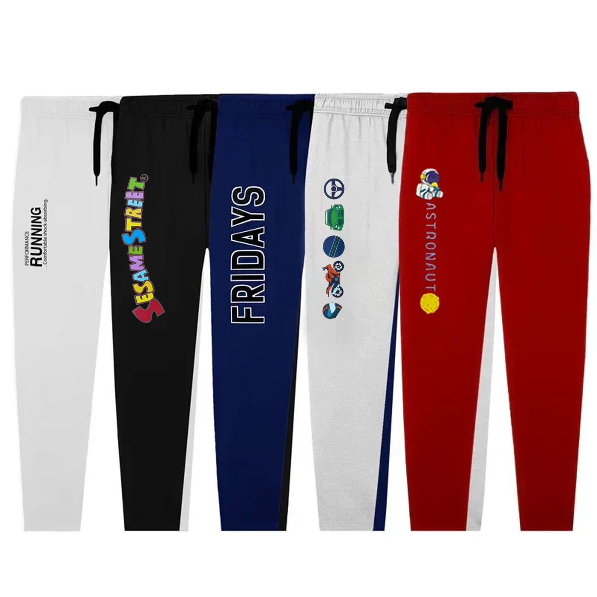 Kids Jersey Cotton Sticker Trousers – Pack of 5