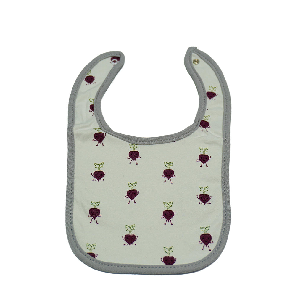 Beet Drop - Hudson Baby 3 Bibs & 2 Socks Set