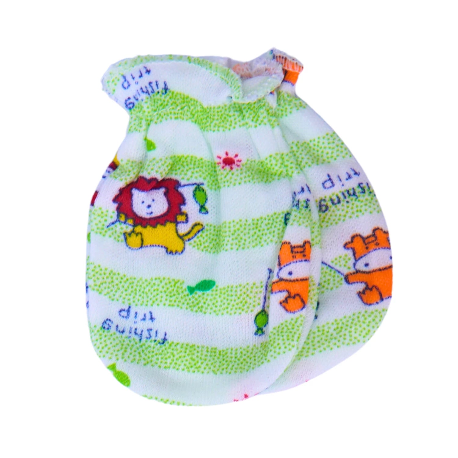 Baby Cotton Cap, Mittens and Booties Set - New Born