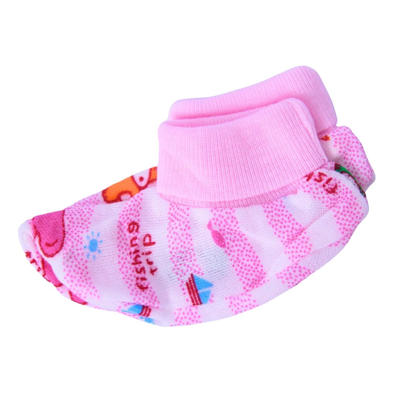 Baby Cotton Cap, Mittens and Booties Set - New Born