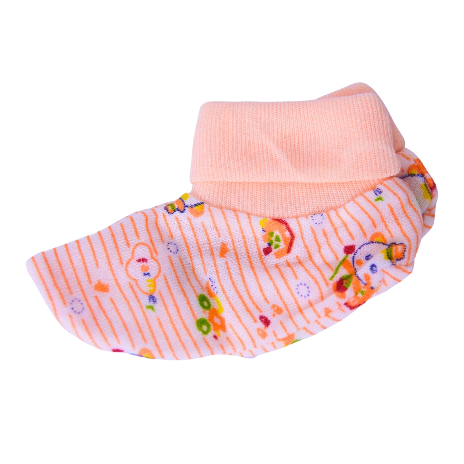Baby Cotton Cap, Mittens and Booties Set - New Born