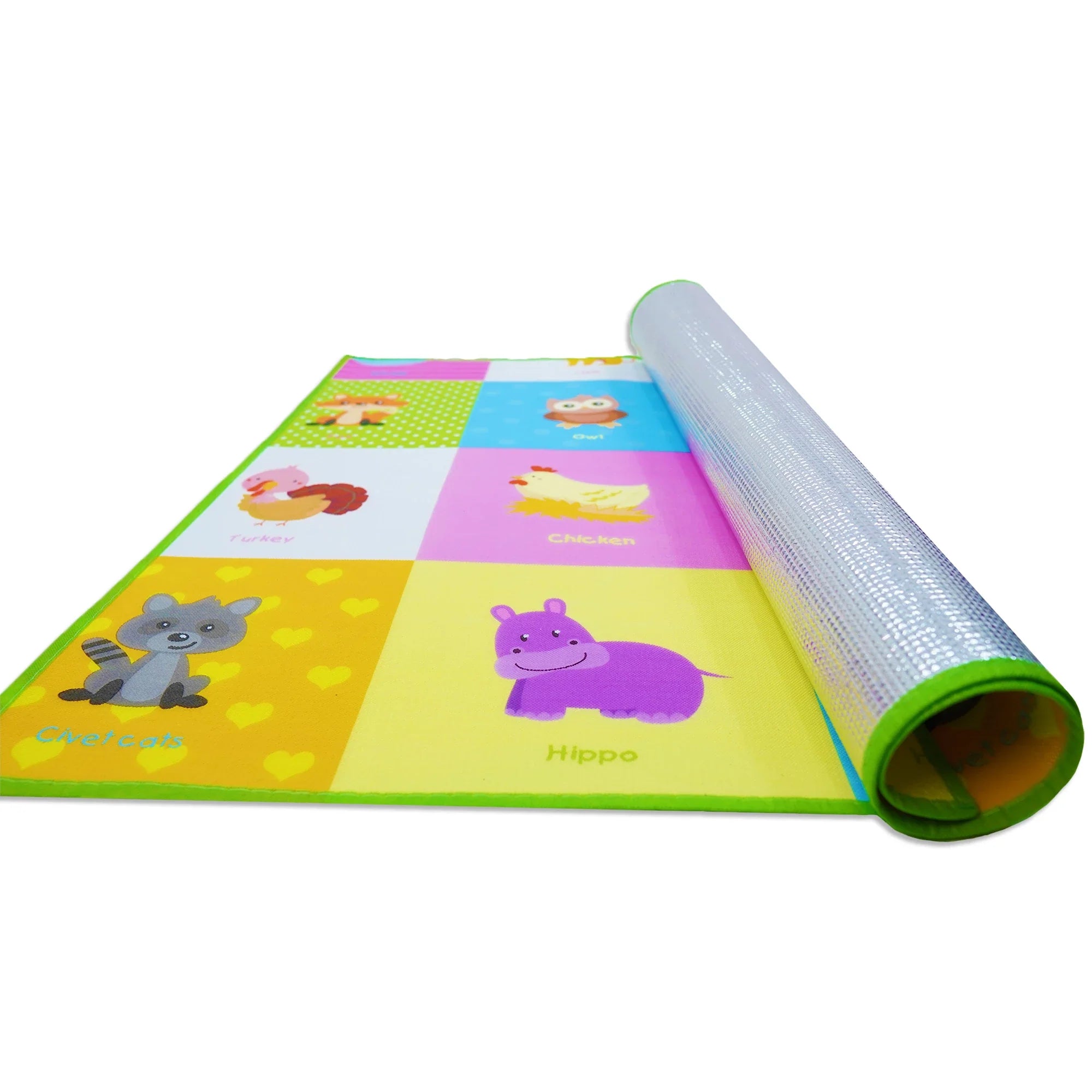 Pearl Cotton Folding Baby Anti-Fall Crawling Mat