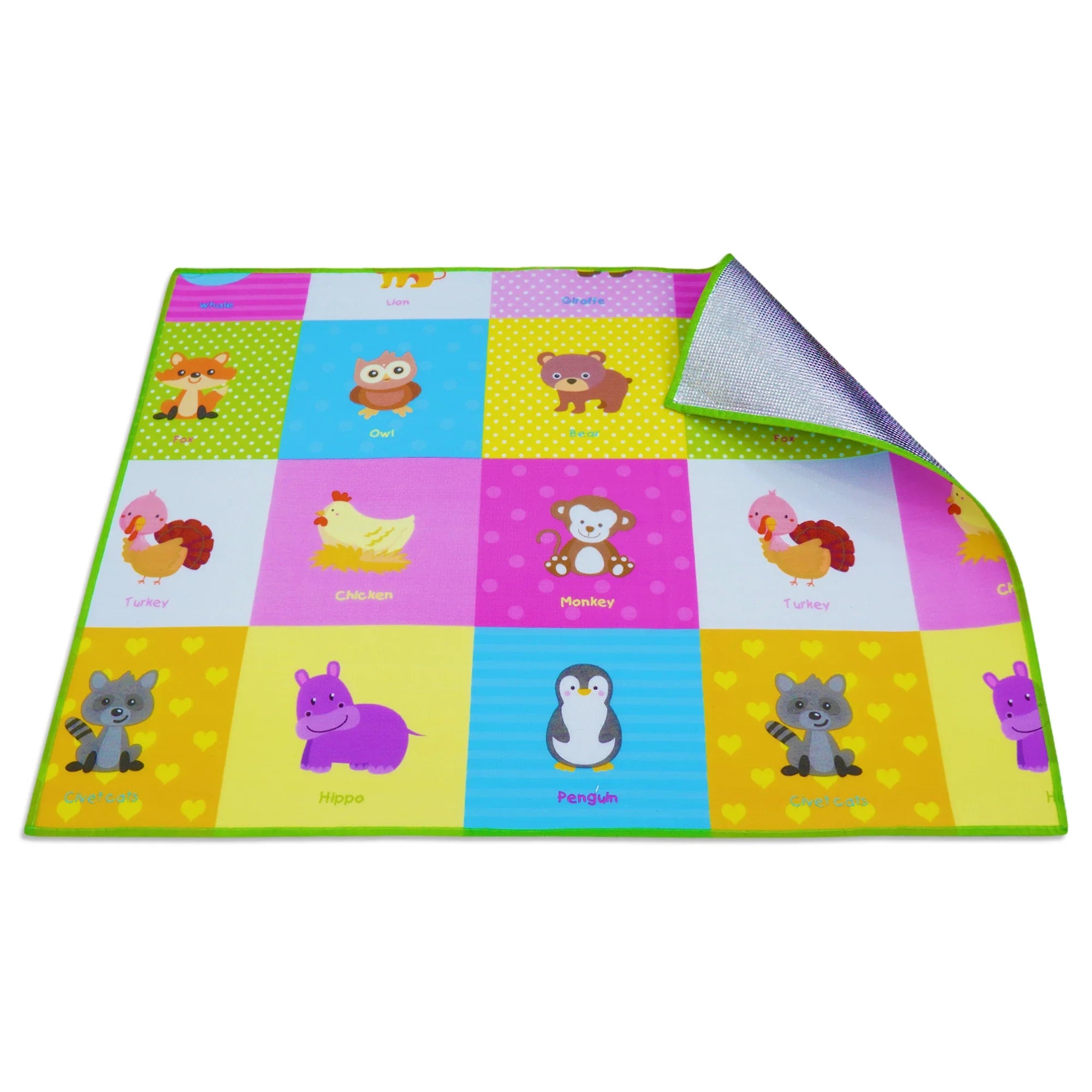 Pearl Cotton Folding Baby Anti-Fall Crawling Mat