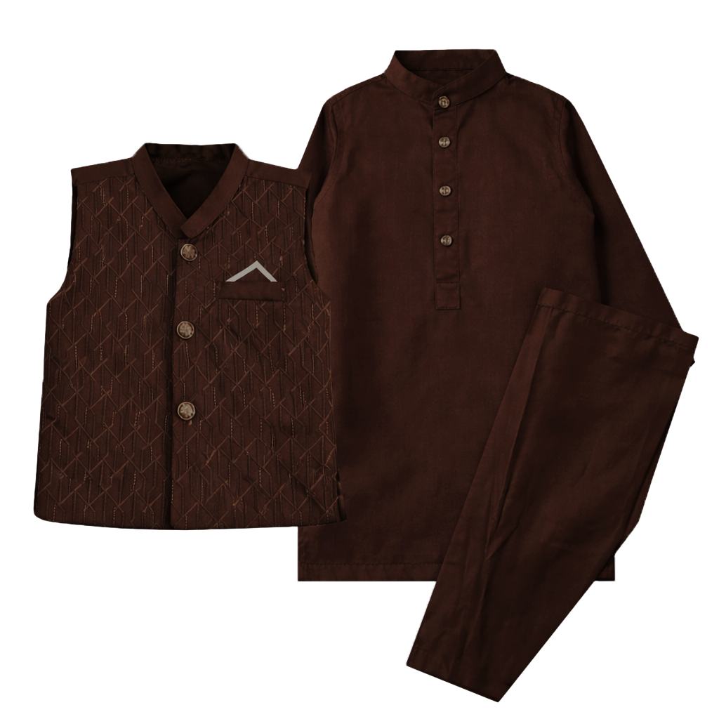 Prime Shalwar Kameez + Waistcoat