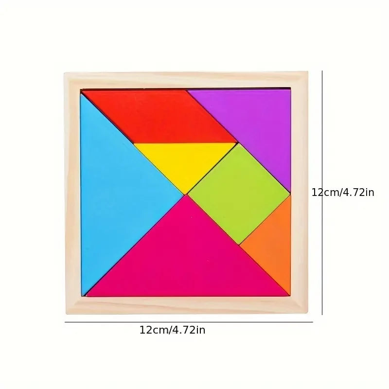 Wooden Tangram Puzzle for Kids