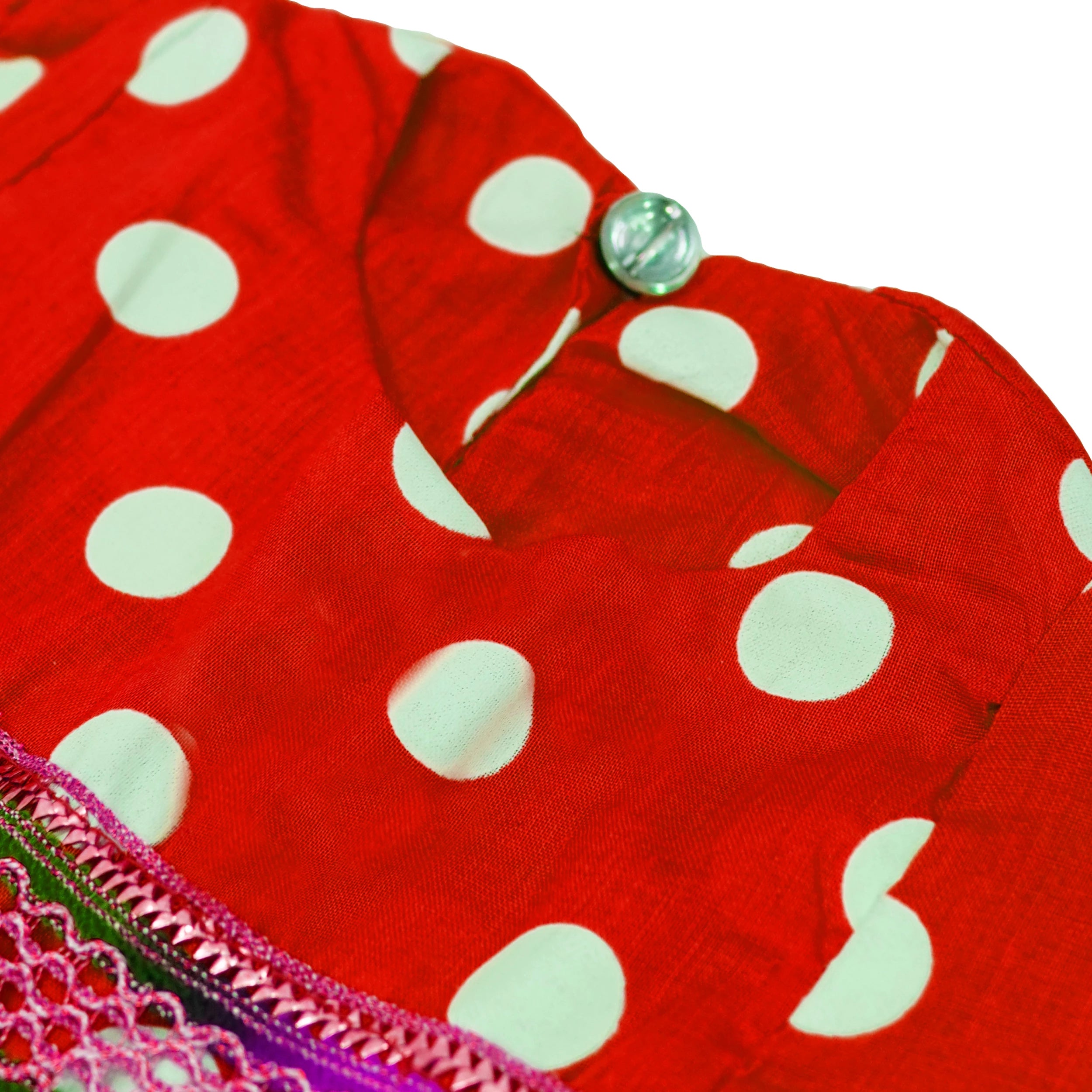 Polka Dot Girls’ 2-Piece Frock Set