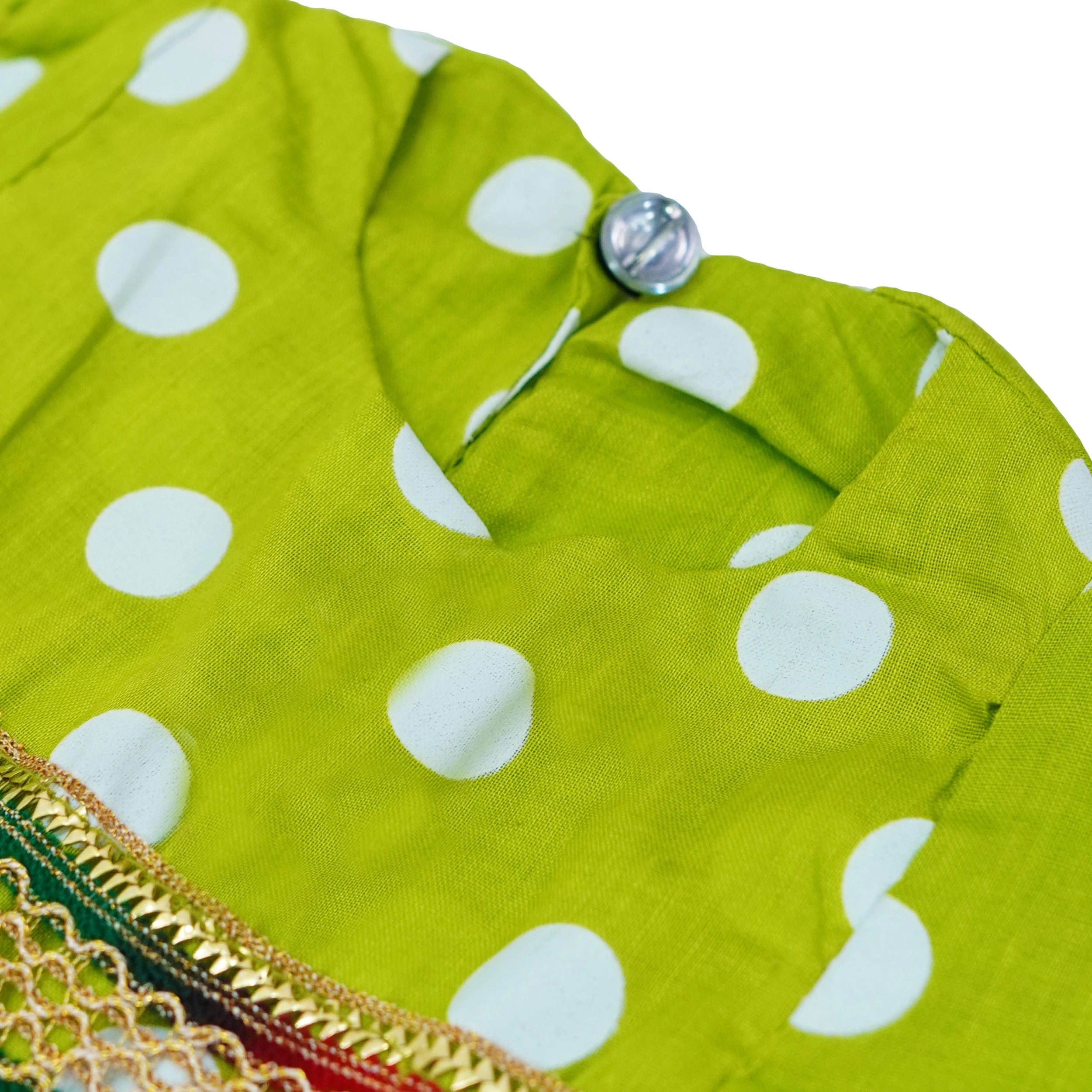 Polka Dot Girls’ 2-Piece Frock Set