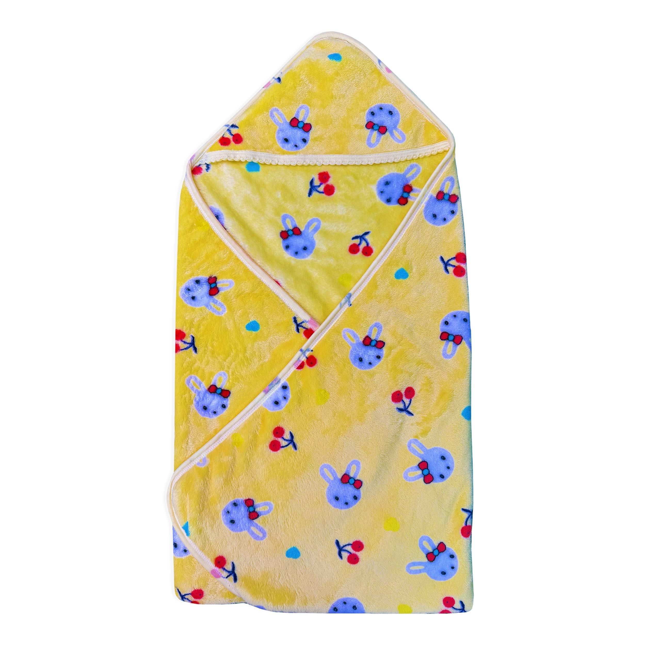 Baby Hooded Blanket – Soft & Cozy Cat Design for New Born