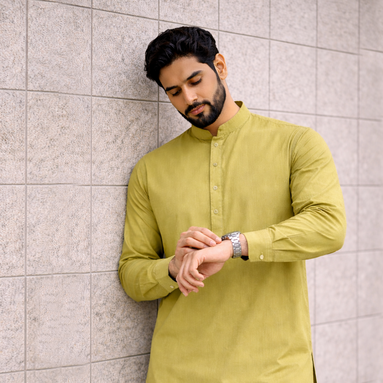 Men’s Premium Plain Shalwar Kameez – Classic Fit Wash & Wear Suit (Formal & Casual Wear)